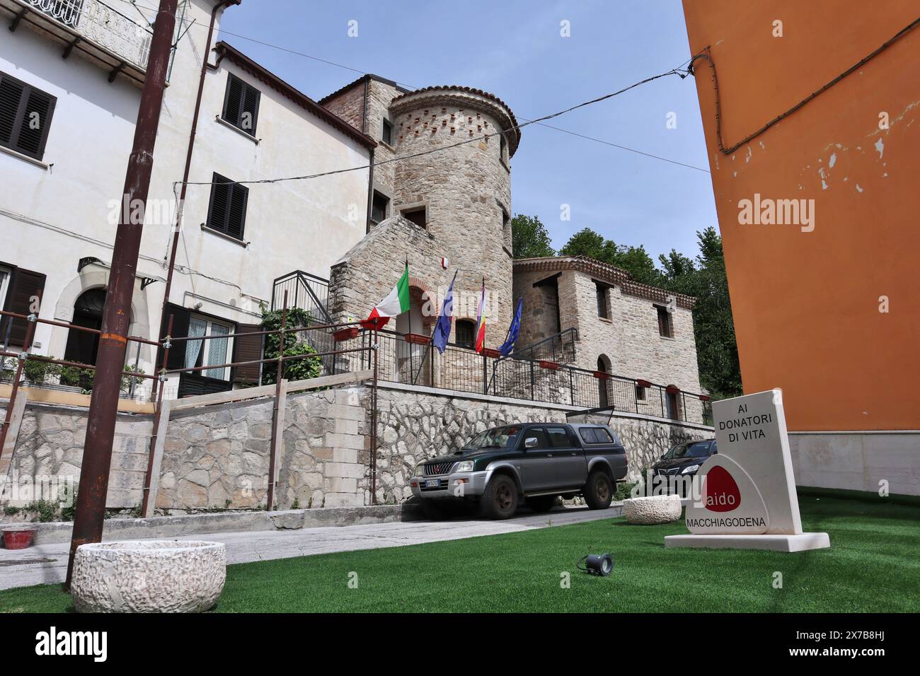 Macchiagodena - Omaggio ai donatori di vita dell'Aido Banque D'Images