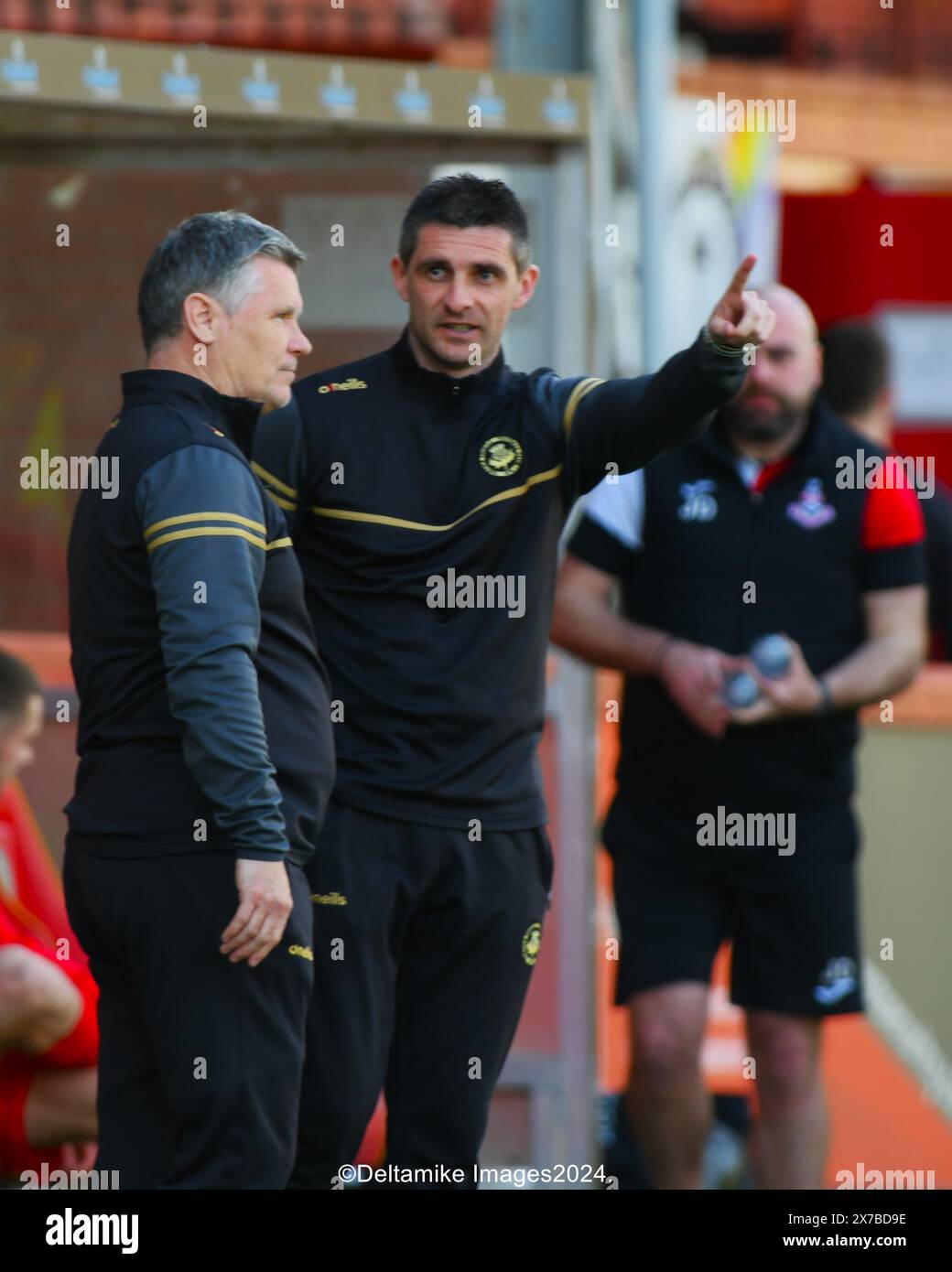 SPFL Championship Partick Thistle contre Airdrie FC Banque D'Images