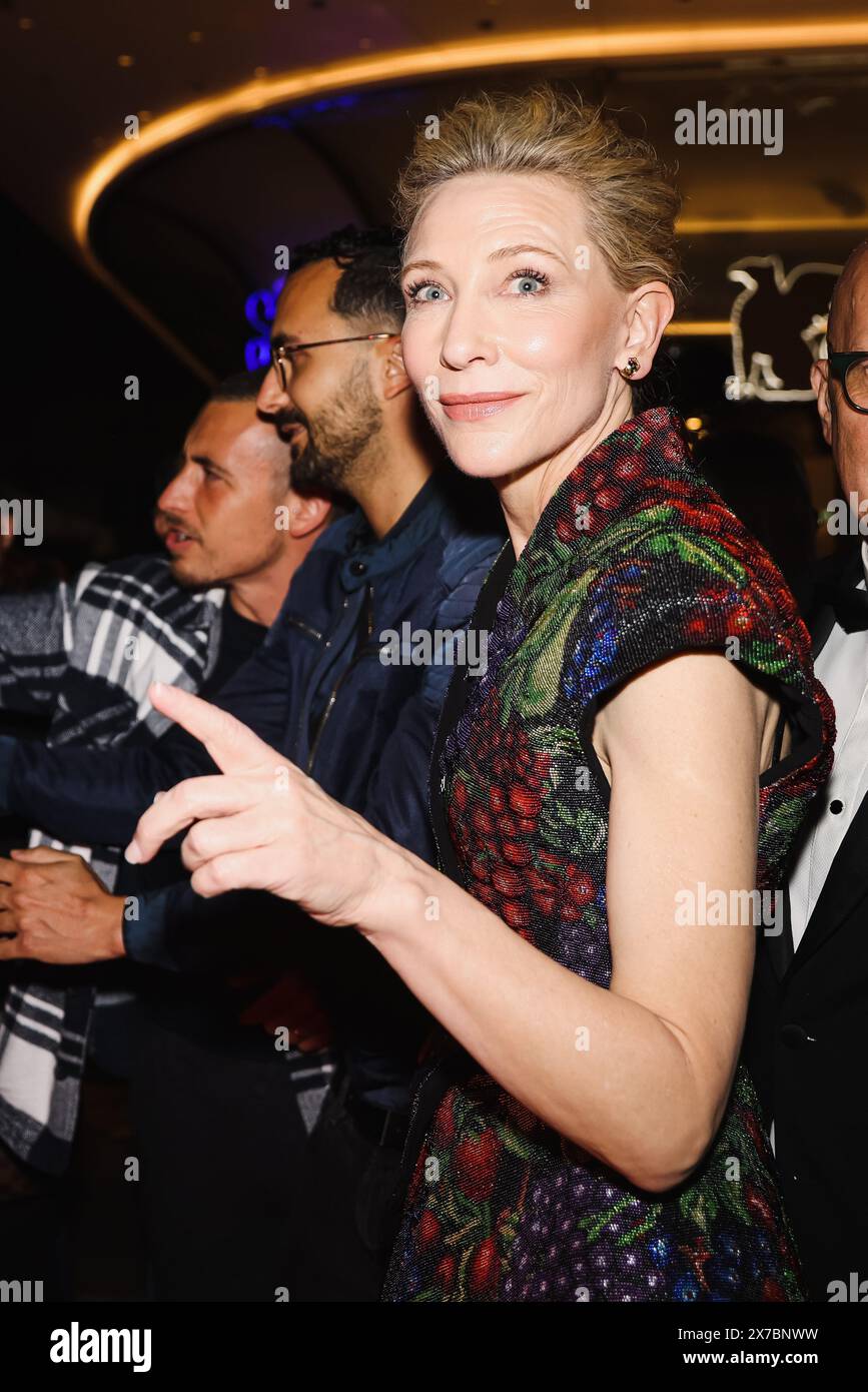 Milan, Italie. 19 mai 2024. Cate Blanchett est vue à l'hôtel JW Marriott lors du 77ème Festival de Cannes à Cannes, France, le 19 mai 2024 (photo Alessandro Bremec/NurPhoto). Crédit : NurPhoto SRL/Alamy Live News Banque D'Images