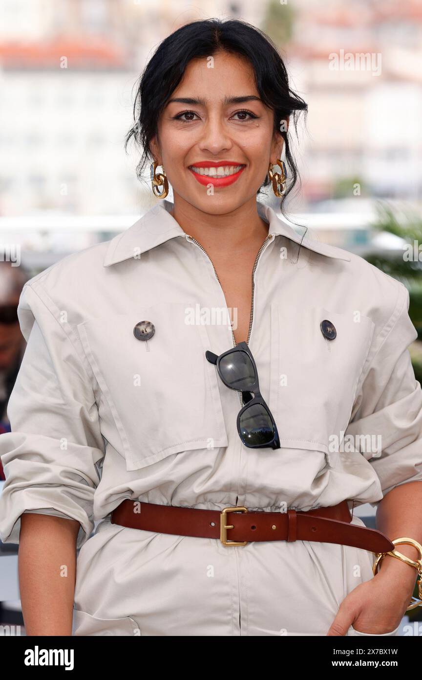 Adriana Paz beim Photocall zum Kinofilm 'Emilia Perez' auf dem Festival de Cannes 2024 / 77. Internationale Filmfestspiele von Cannes am Palais des Festivals. Cannes, 19.05.2024 Banque D'Images