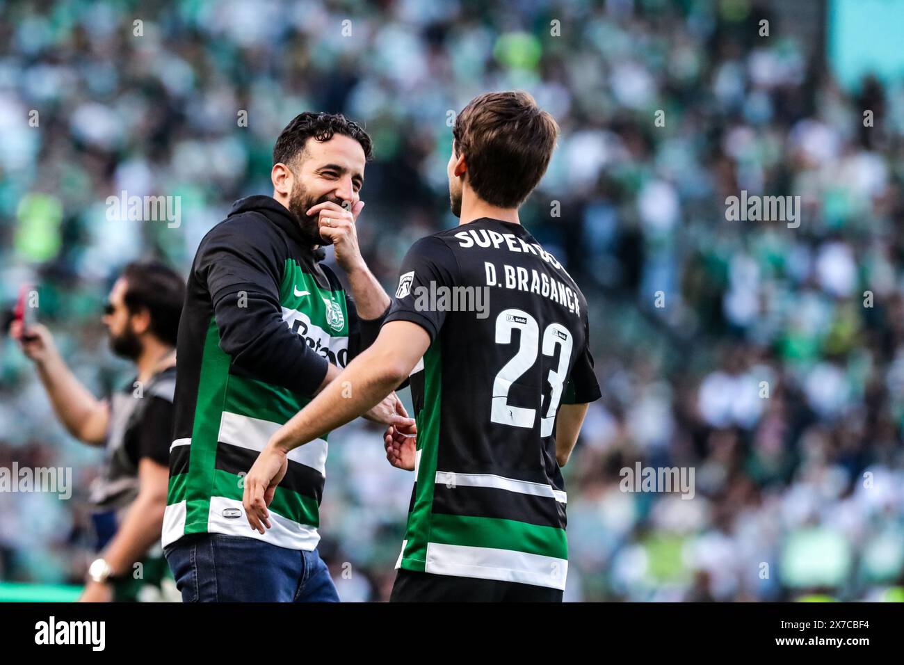 Lisboa, 18/05/2024 - Hoje a equipa do Sporting Clube de Portugal, recebeu a equipa do Chaves na 34ª Jornada do Campeonato Nacional da Liga Portugal Betclic no Estádio José Alvalade em Lisboa. Ruben Amorim (Mário Vasa / Global Imagens) Banque D'Images