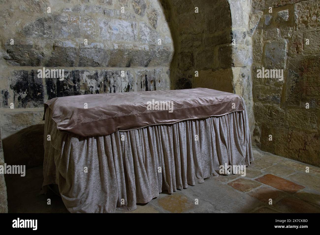 Maqam de Rabia Al-Adawiyah dans la vieille ville de Jérusalem - Palestine. Tombeau de Rabia. Banque D'Images