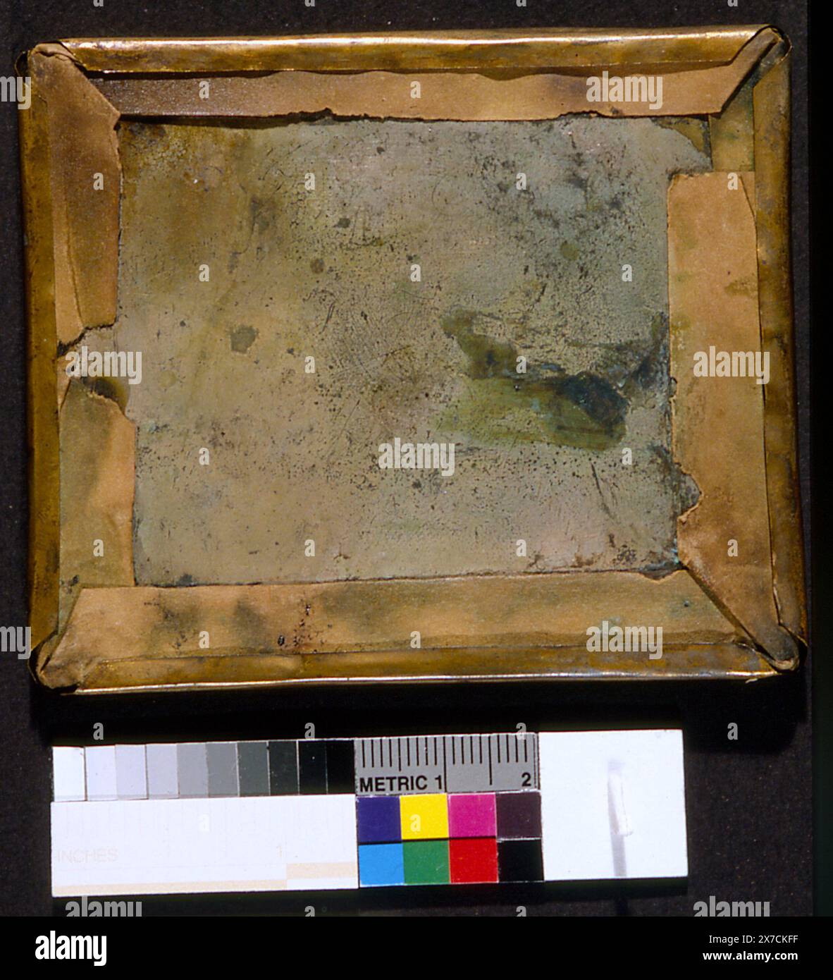 Enfants non identifiés, peut-être Linus et Mary Alice 'Pett' Barbour, No case, Only Velvet pad Remains., Transfer ; Manuscript Division (Lucian Barbour Papers) ; 1999 ; (DLC/PP-1999:087)., fait partie de : Daguerréotype collection , fait partie de : Lucian Barbour Papers , . Barbour, Linus, 1849-1875. , Jackson, Mary Alice Barbour, 1844-1904. , Enfants, 1850-1860. Banque D'Images