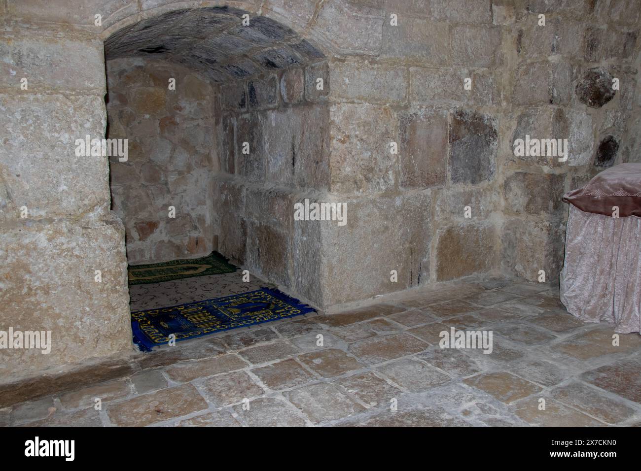 Maqam de Rabia Al-Adawiyah dans la vieille ville de Jérusalem - Palestine. Tombeau de Rabia. Banque D'Images