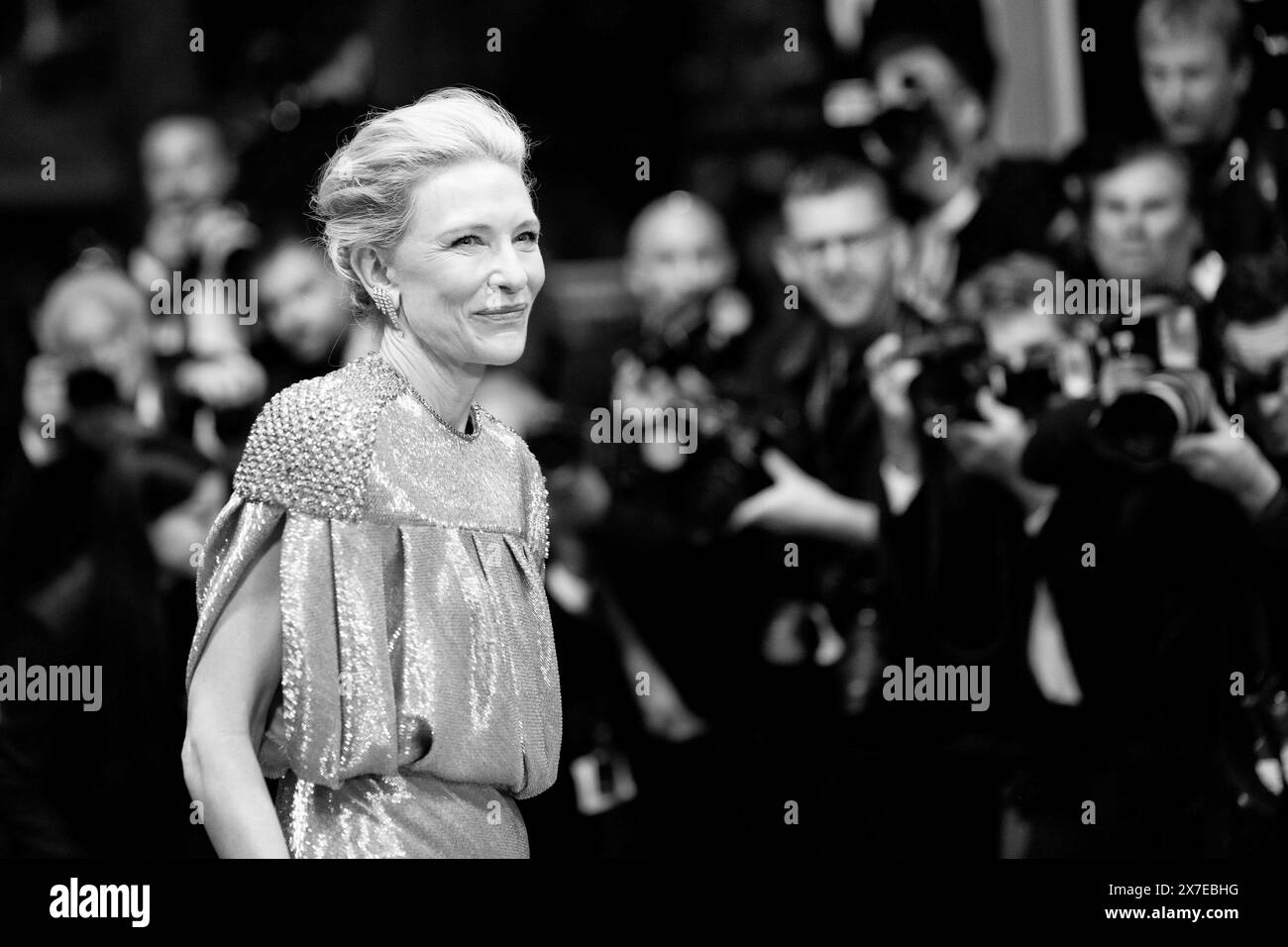 Cannes, France, 17.5,2024, Cate Blanchett à la première de Rumours sur le tapis rouge du Palais des Festivals lors du 77ème Cannes Banque D'Images