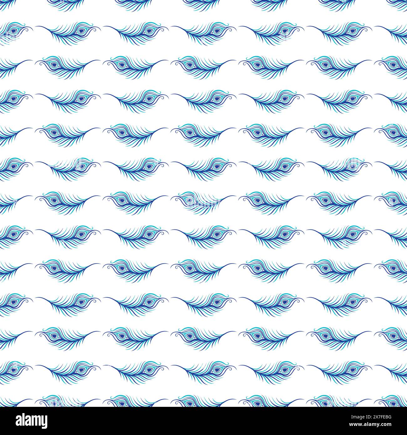 motif sans couture en plume de paon. vecteur de fond de paon Illustration de Vecteur