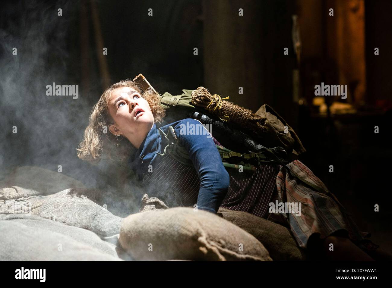 A Quiet place : part II (2020) réalisé par John Krasinski et mettant en vedette Millicent Simmonds dans le rôle de Regan Abbott. Suite au parcours de la famille Abbott et à la découverte de nouveaux dangers. Photographie publicitaire ***USAGE ÉDITORIAL SEULEMENT***. Crédit : BFA / Jonny Cournoyer / Paramount Pictures Banque D'Images