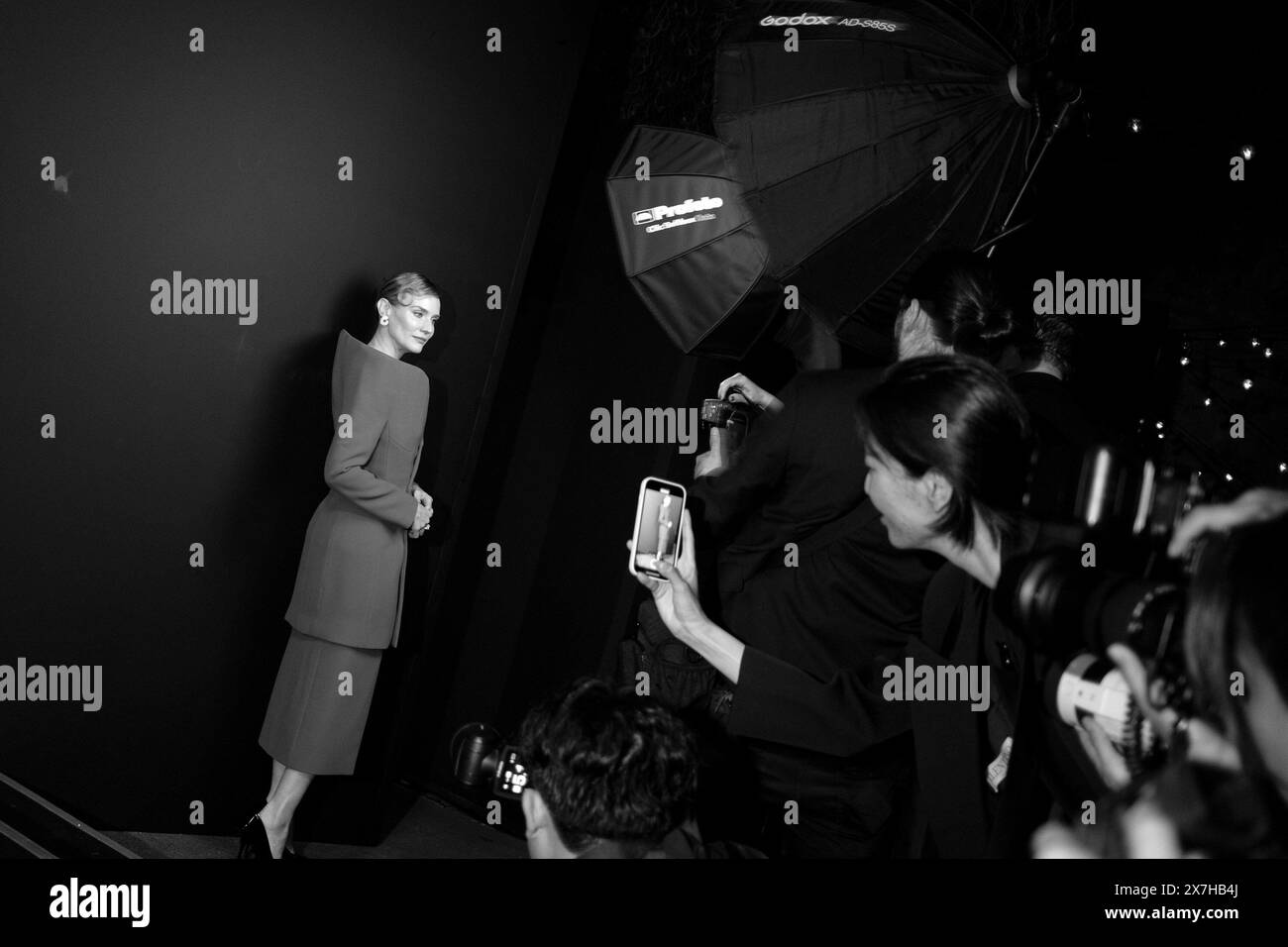 Cannes, France. 19 mai 2024. Diane Kruger arrive aux KERING Women in Motion Awards 2024 et au dîner présidentiel du festival de Cannes lors du 77ème Festival de Cannes. Photo de Julie Edwards./Alamy Live News Banque D'Images