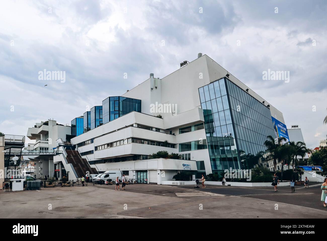 Cannes, France - 30.01.2023 : vue du Palais des Festivals de Cannes Banque D'Images