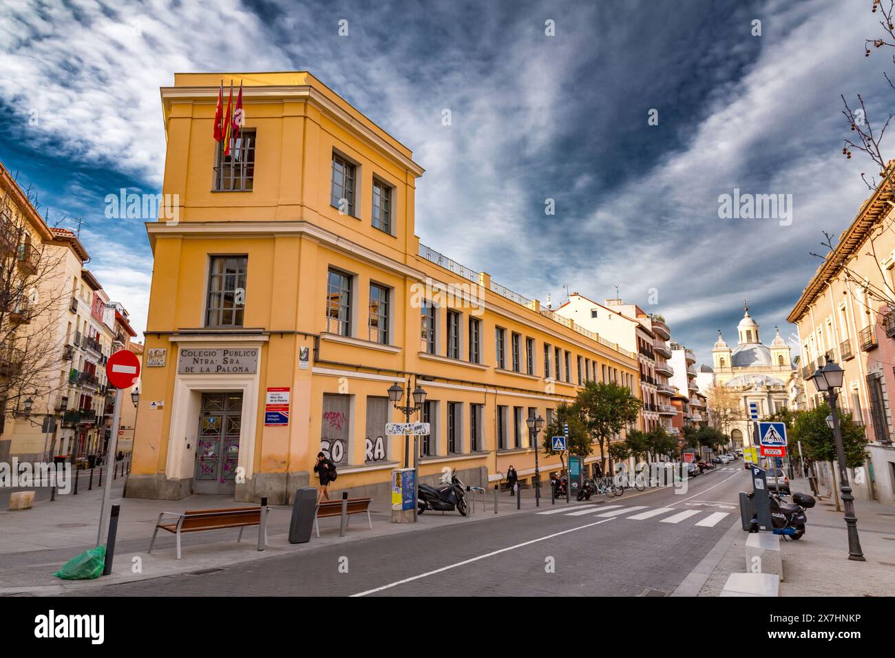 Madrid, Espagne - 16 FÉVRIER 2022 : la basilique royale de Saint François la Grande basilique de San Francisco el Grande est une église catholique romaine du Th Banque D'Images
