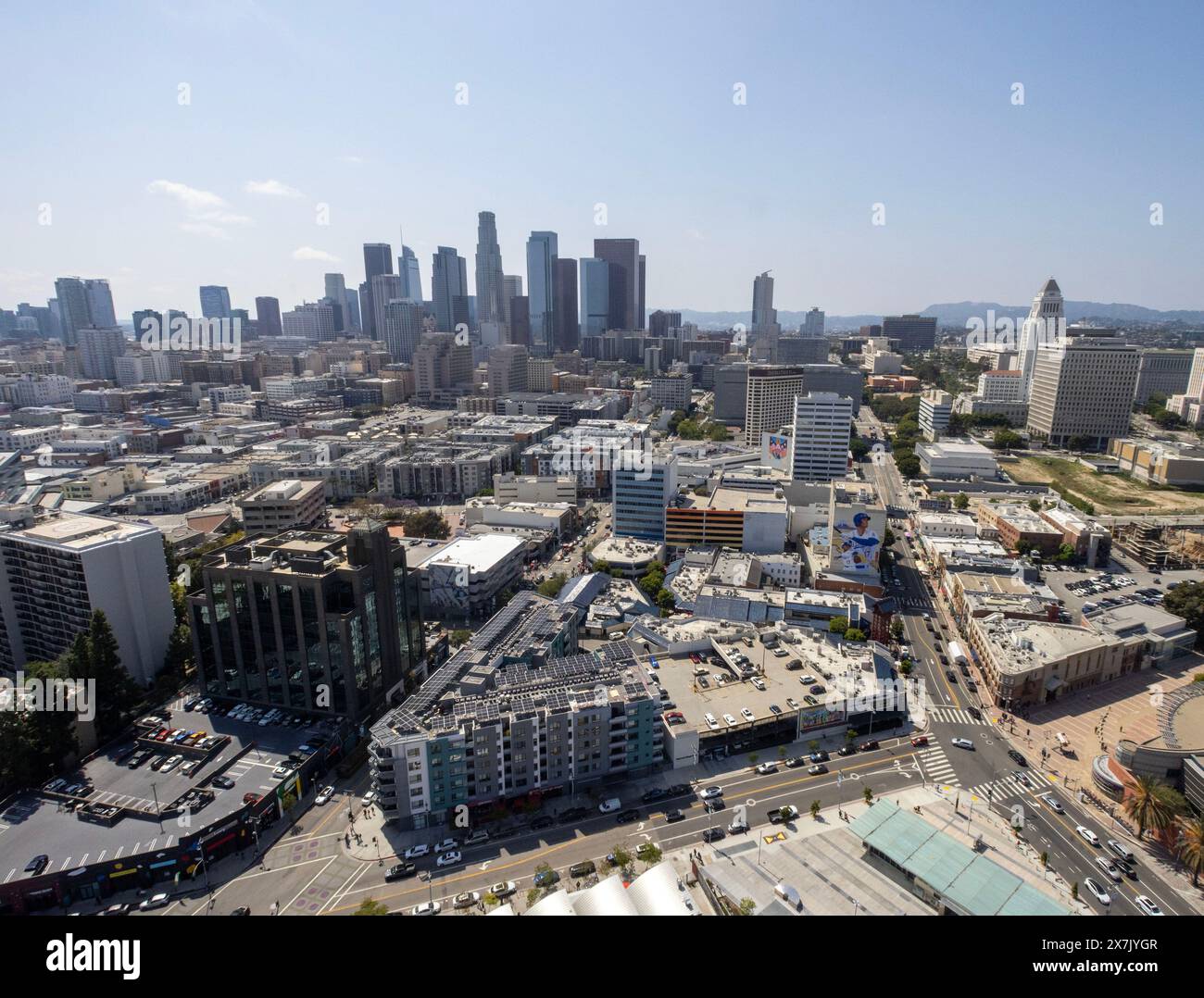 Los Angeles, États-Unis. 20 mai 2024. Une murale créée par Robert Vargas, artiste de Boyle Heights, de Shohei Ohtani, des Los Angeles Dodgers à l'hôtel Miyako dans le quartier Little Tokyo à Los Angeles, Californie, le 19 mai 2024. Armando Arorizo (crédit image : © Arorizo/Prensa Internacional via ZUMA Press Wire) USAGE ÉDITORIAL SEULEMENT! Non destiné à UN USAGE commercial ! Banque D'Images