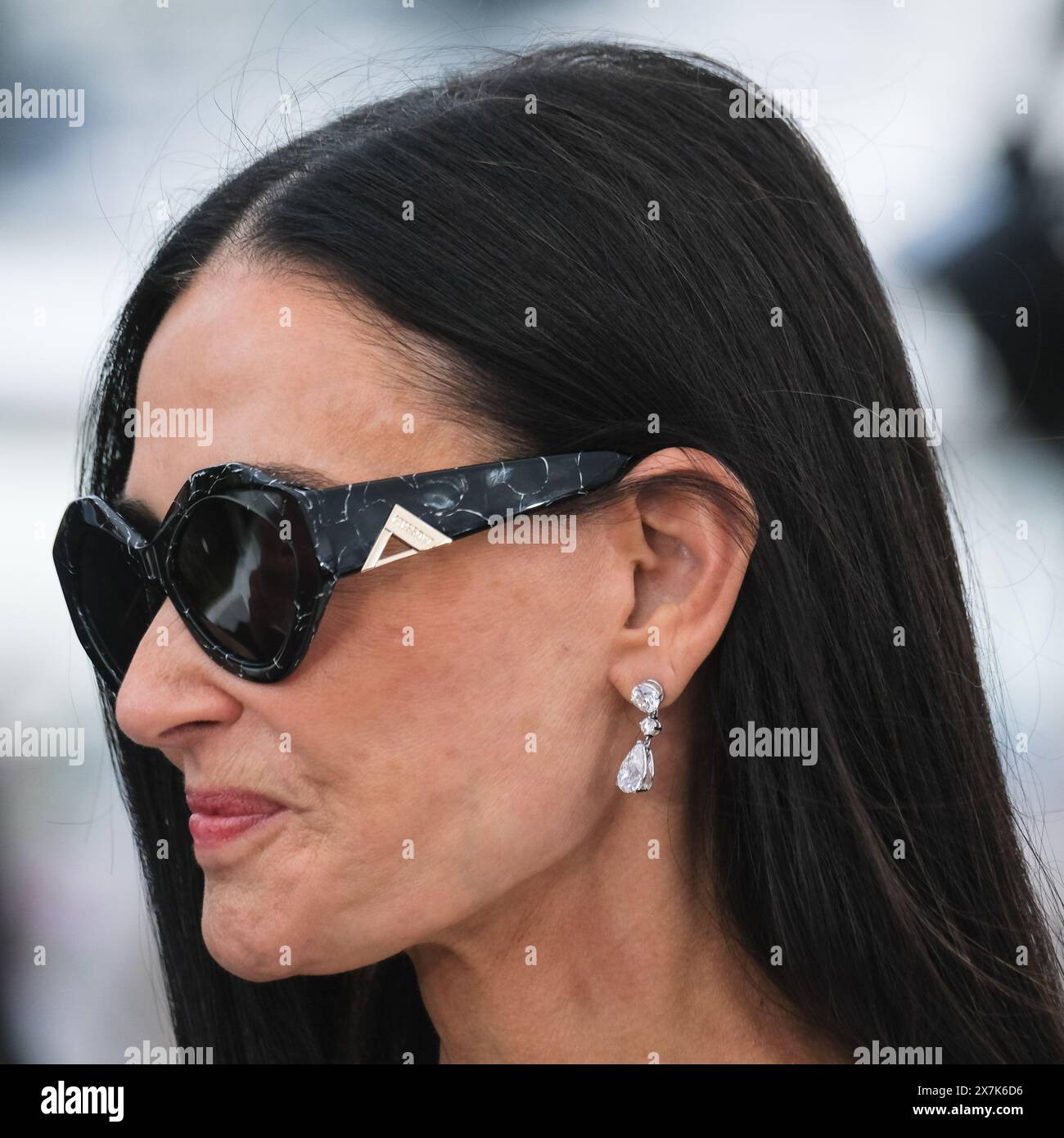 Cannes, France. 20 mai 2024. Demi Moore pose au Photocall for the substance lors du 77ème Festival de Cannes. Photo de Julie Edwards./Alamy Live News Banque D'Images