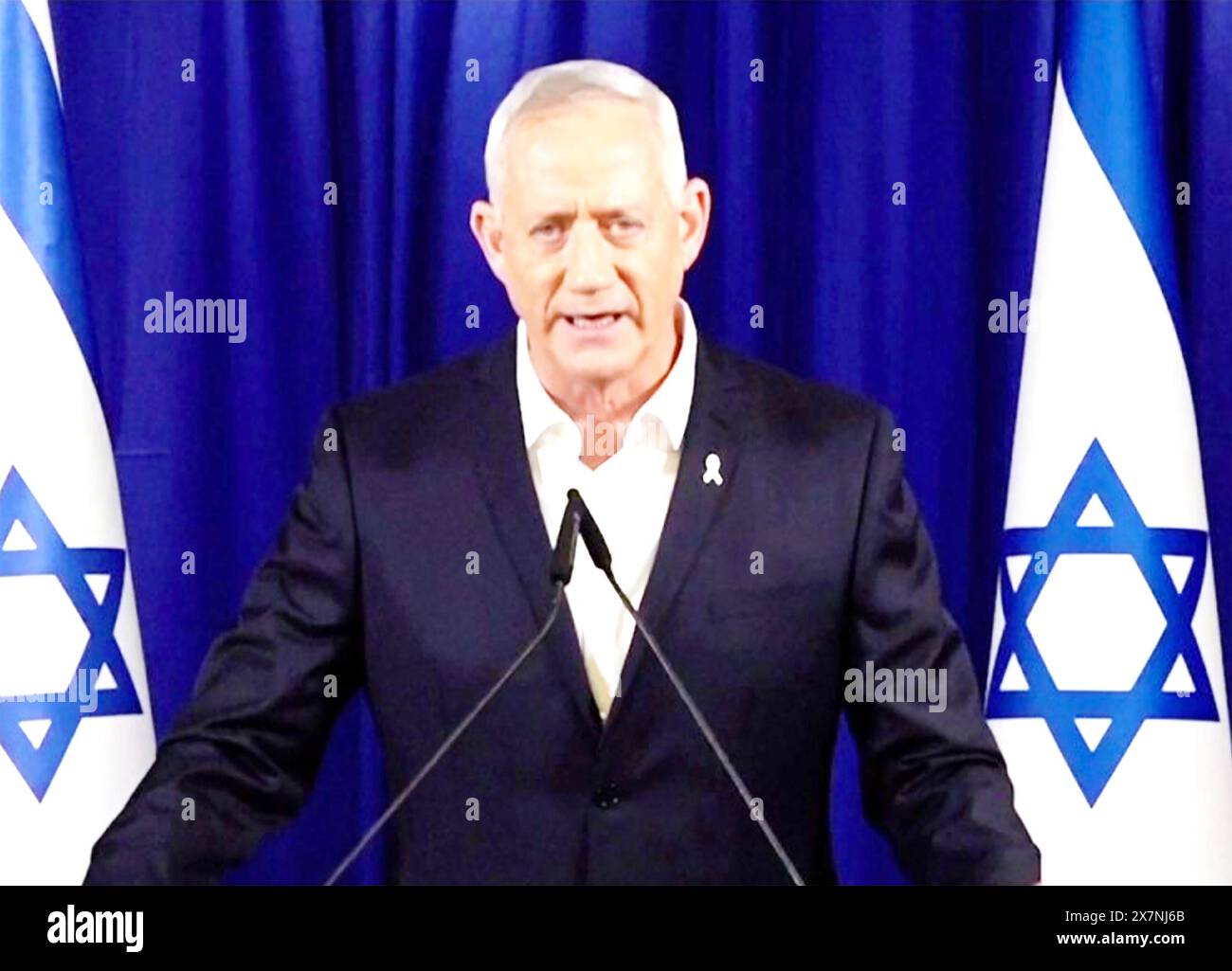 BENNY Gantz, homme politique israélien, en mai 2024 Banque D'Images