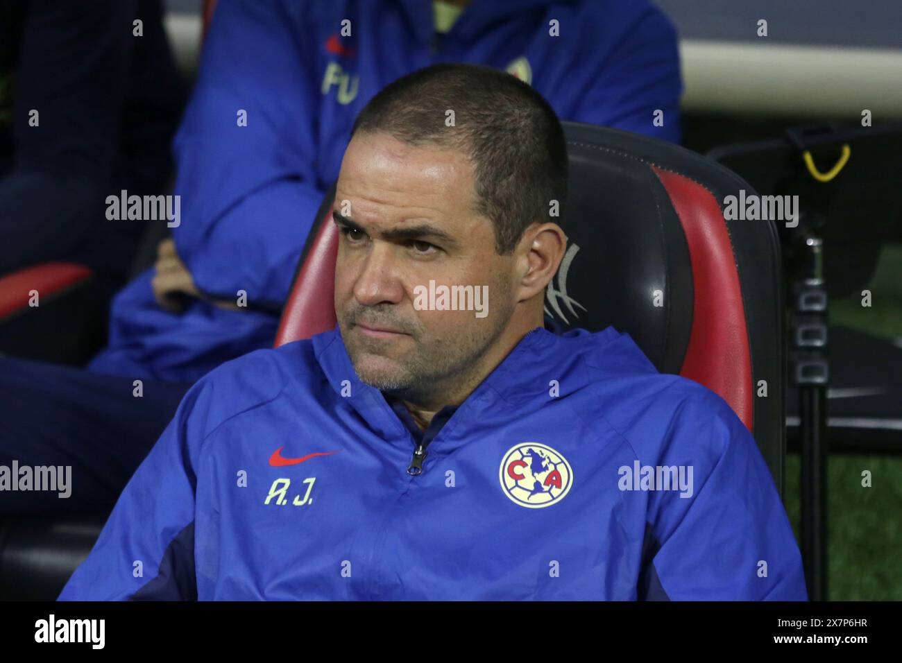 Mexico, Mexique. 19 mai 2024. Andre Jardine Club America entraîneur en chef lors de la demi-finale du tournoi mexicain Clausura, deuxième manche de la Liga MX. L'Amérique bat Chivas 1 à 0, le score total était de 1-0 avec Club America en finale. Le 18 mai 2024 à Mexico, Mexique. (Photo par Ismael Rosas / Eyepix Group / Sipa USA) crédit : Sipa USA / Alamy Live News Banque D'Images