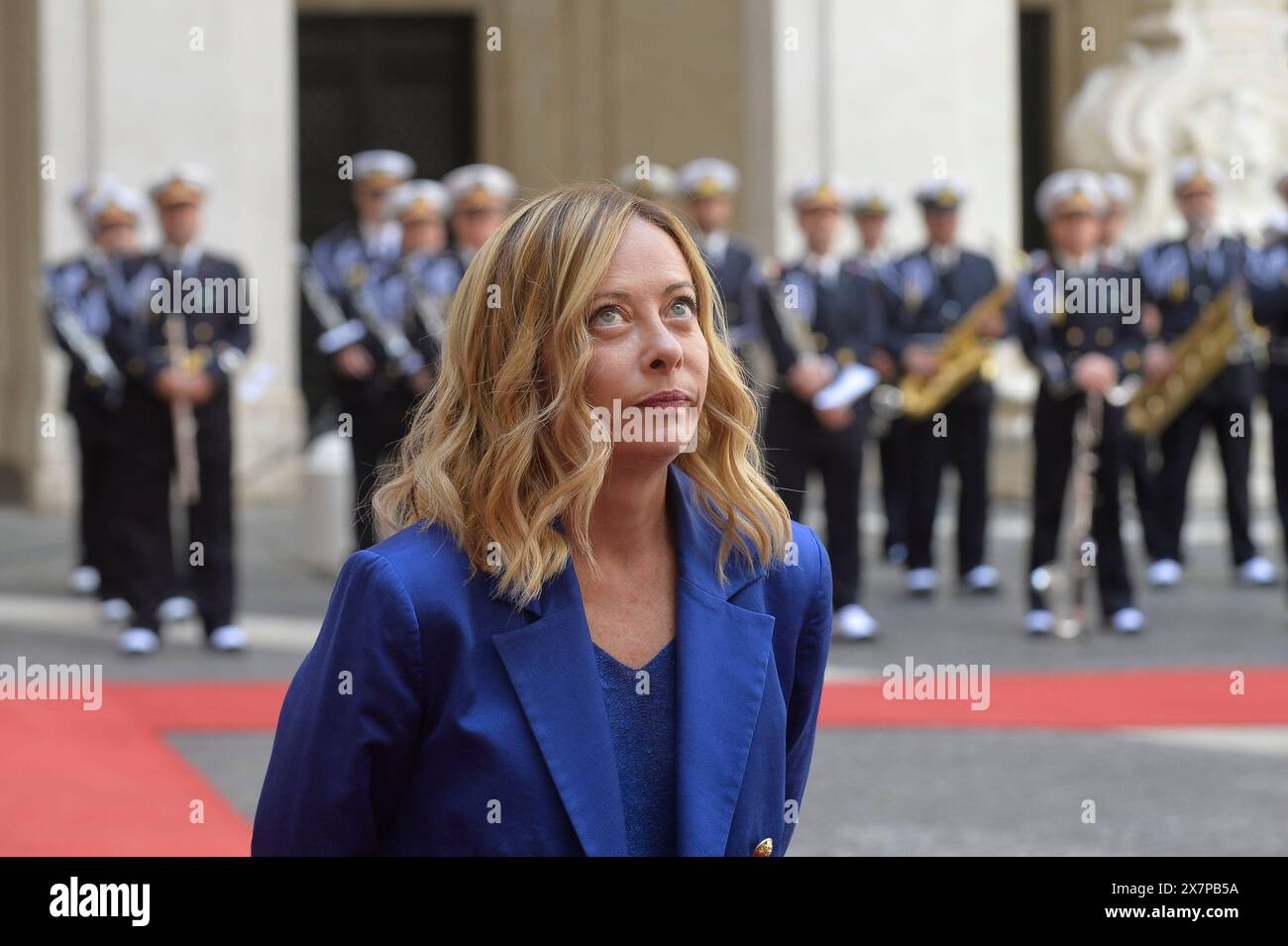 Rome, Italie. 21 mai 2024. ROME - Palazzo Chigi le premier ministre reçoit le premier ministre de Thaïlande en photo Giorgia Meloni usage éditorial seulement crédit : Agence photo indépendante/Alamy Live News Banque D'Images