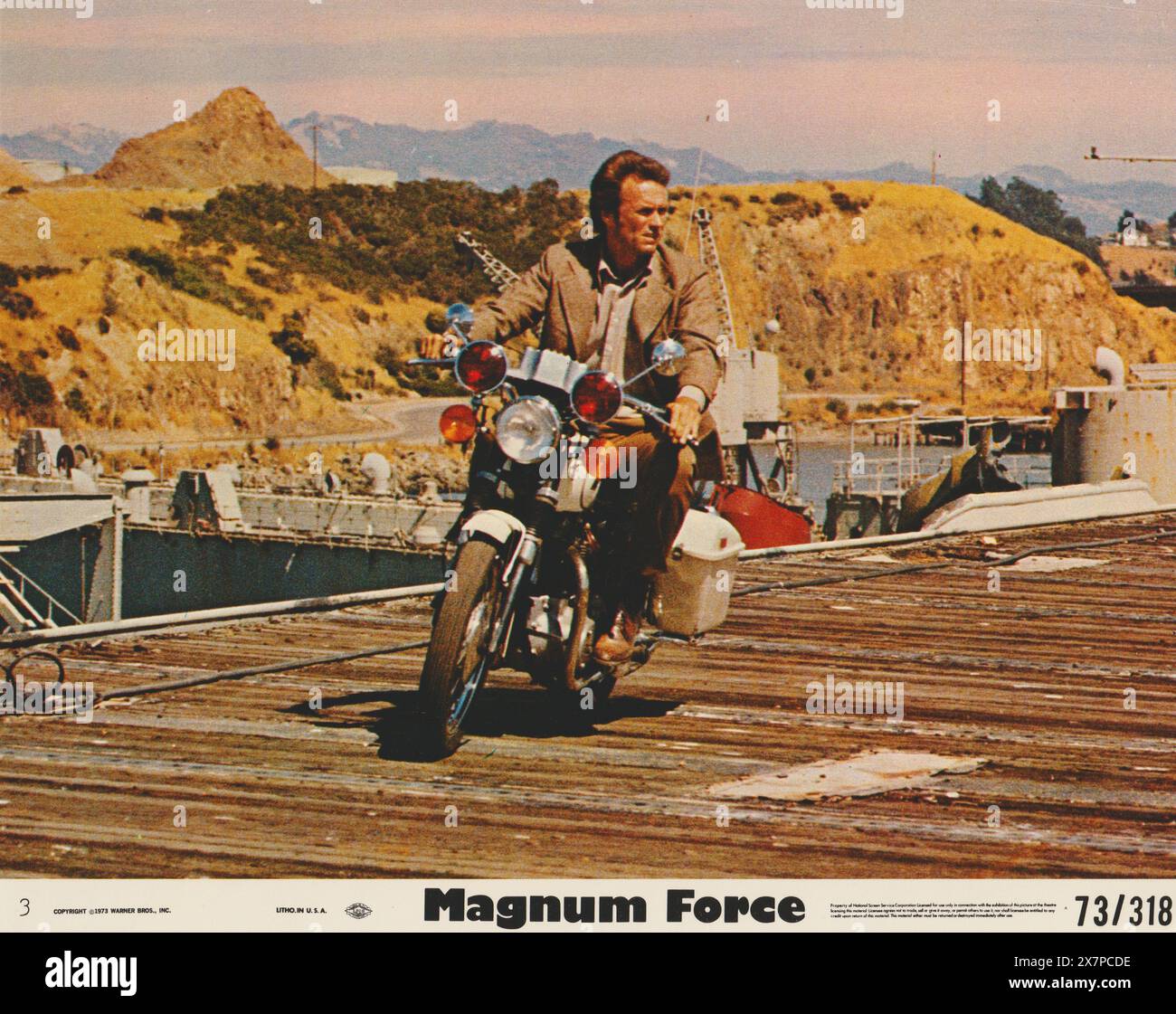 Magnum Force (Warner Brothers, 1973). Avec Clint Eastwood. Réalisé par Ted Post Banque D'Images