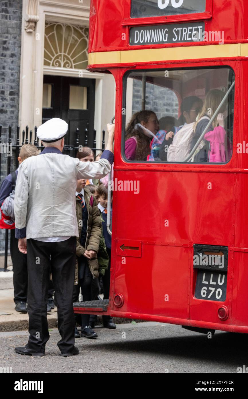 Londres, Royaume-Uni. 21 mai 2024. Commémorations du 80e anniversaire du jour J à Downing Street Londres Royaume-Uni crédit : Ian Davidson/Alamy Live News Banque D'Images