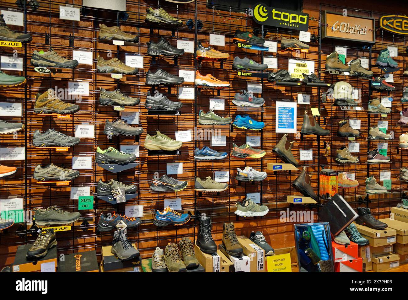 chaussures de course Banque D'Images