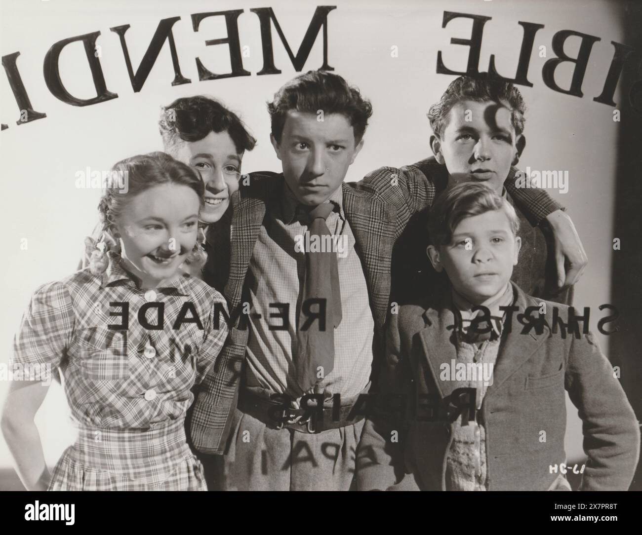 Hue and Cry Original British Quad film Poster Ealing Studios Michael balcon General film Distributors, 1947 Banque D'Images