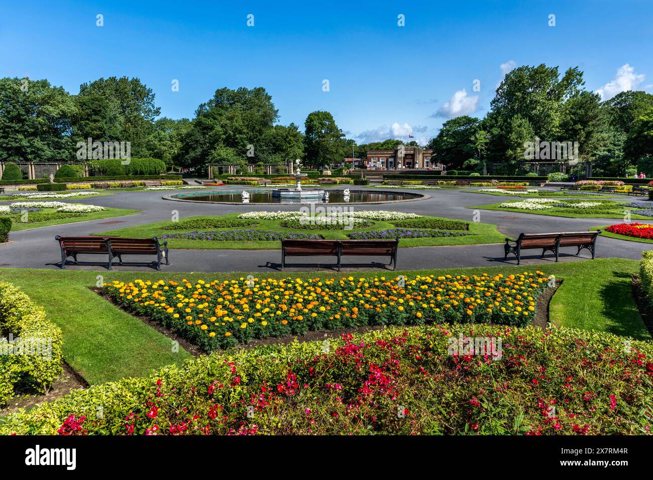 Le parc Stanley ; Blackpool Lancashire ; Royaume-Uni ; Banque D'Images