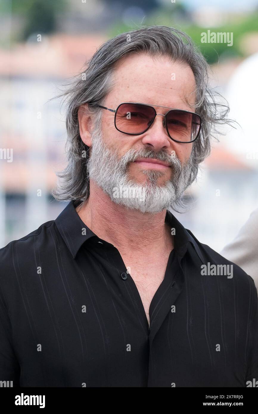 Cannes, France. 21 mai 2024. Guy Pearce pose au Photocall pour les nausées lors du 77ème Festival de Cannes. Photo de Julie Edwards./Alamy Live News Banque D'Images