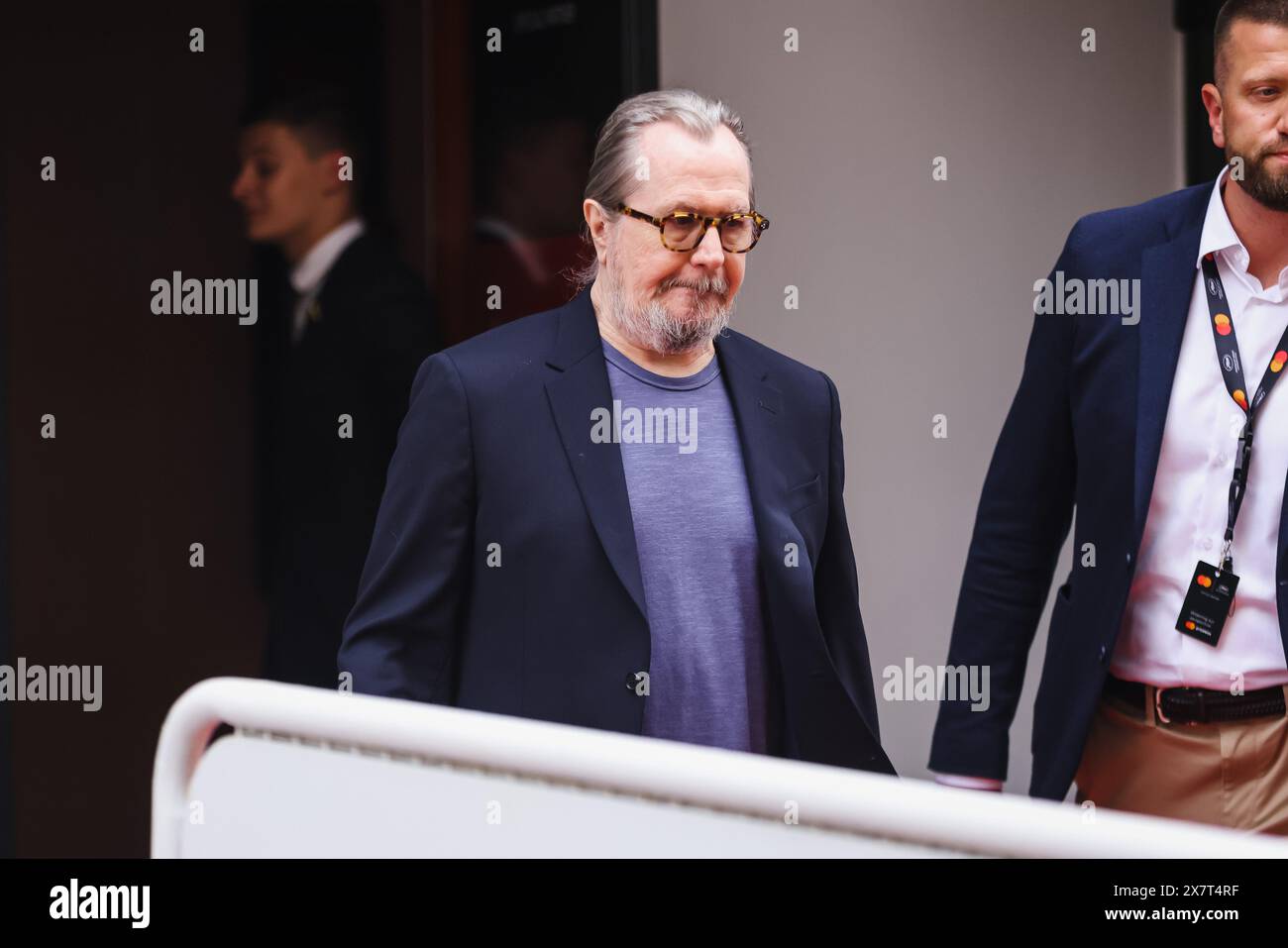 Milan, Italie. 21 mai 2024. Cannes, observations de célébrités - Gary Oldman au Festival de Cannes. Sur la photo : Gary Oldman arrive à l’Hôtel barrière le Majestic le jour du tapis rouge Parthénope crédit : Agence photo indépendante/Alamy Live News Banque D'Images