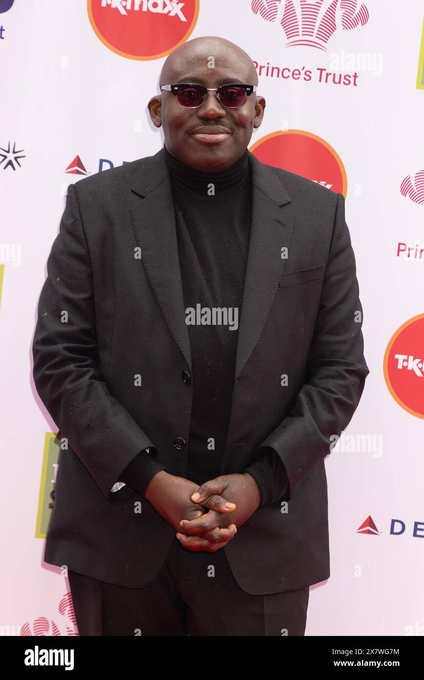 Londres, Royaume-Uni. 21 mai 2024. Edward Enninful assiste aux arrivées sur tapis rouge du Prince's Trust et des TKMaxx & Homesense Awards 2024 au Theatre Royal, Drury Lane, le 21 mai 2024 à Londres, au Royaume-Uni. Crédit : S.A. / Alamy Live News Banque D'Images