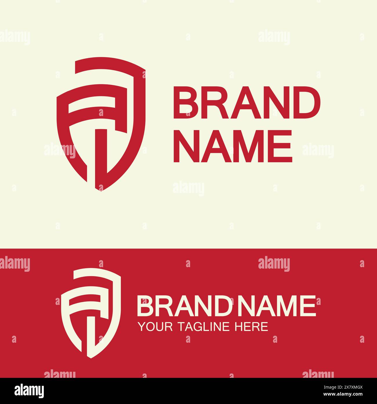 Lettre créative AJ ou JA monogramme conception de logo simple. Illustration de Vecteur