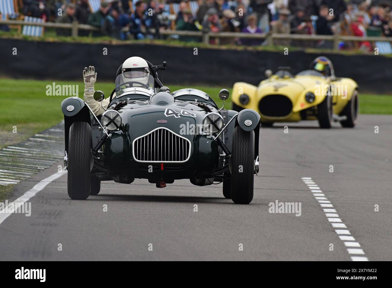 Michel Grosfillier, Allard J2, Trophée Peter Collins, une course à pilote unique de vingt-cinq minutes pour les voitures de course sportive qui rivalisent généralement Banque D'Images