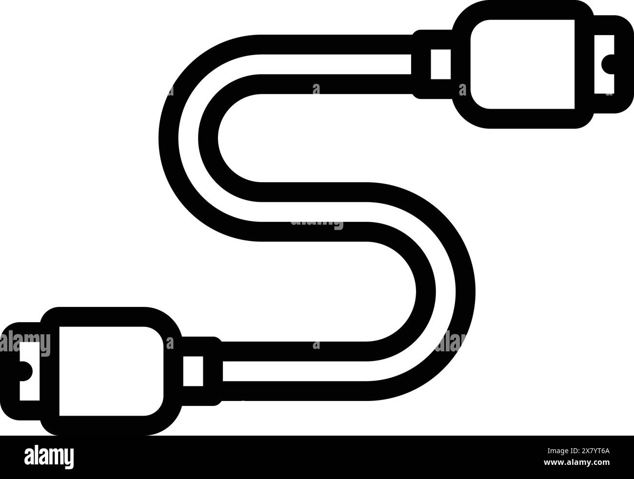 Icône pour câble, prise Illustration de Vecteur