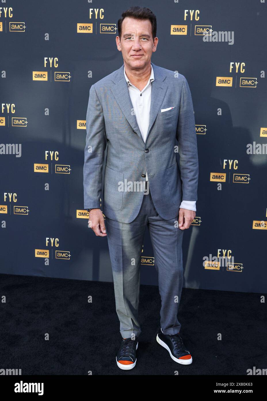 North Hollywood, États-Unis. 21 mai 2024. NORTH HOLLYWOOD, LOS ANGELES, CALIFORNIE, États-Unis - 21 MAI : Clive Owen arrive à l'AMC Networks 'AMC présente: Storytelling Uncompromise' Emmy FYC Evénement pour la saison 2 de 'Dark Winds', 'Monsieur Spade' et 'Parish' qui s'est tenu au Wolf Theatre au Saban Media Center à l'Academy of Television Arts and Sciences le 21 mai 2024 à North Hollywood, Los Angeles, Californie, États-Unis. (Photo de Xavier Collin/image Press Agency) crédit : image Press Agency/Alamy Live News Banque D'Images