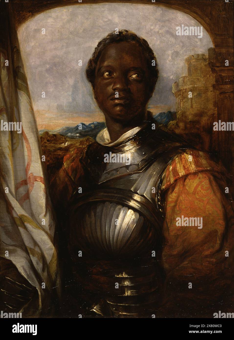 Cette peinture de Mulready représente l'acteur afro-américain ira Aldridge, connu en Europe pour ses rôles shakespeariens, dont Othello, Lear et Macbeth.[10] le Walters Art Museum. William Mulready Banque D'Images