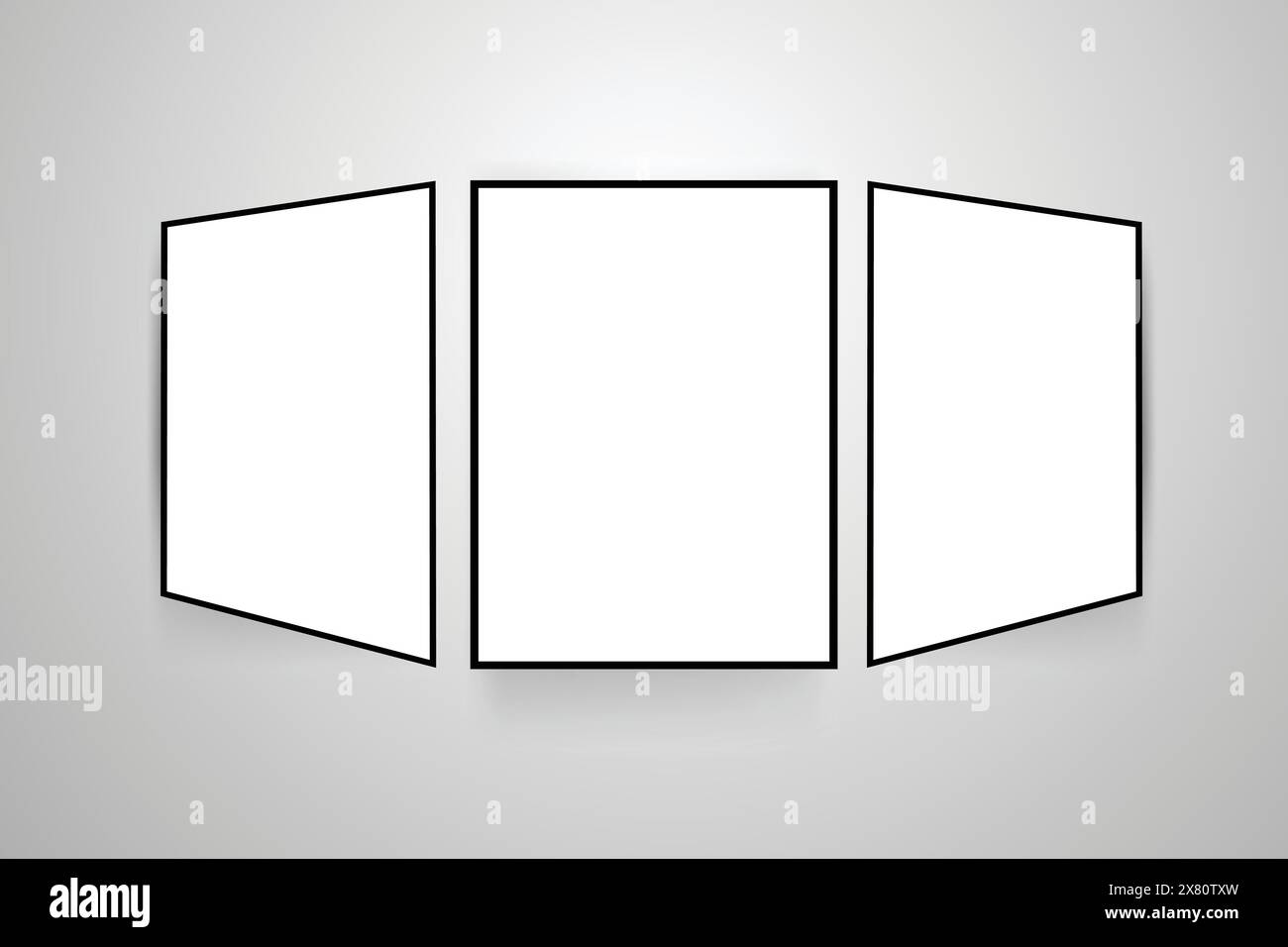 Modèles pour montage d'image ou collage utilisant des photos comme cadres Illustration de Vecteur