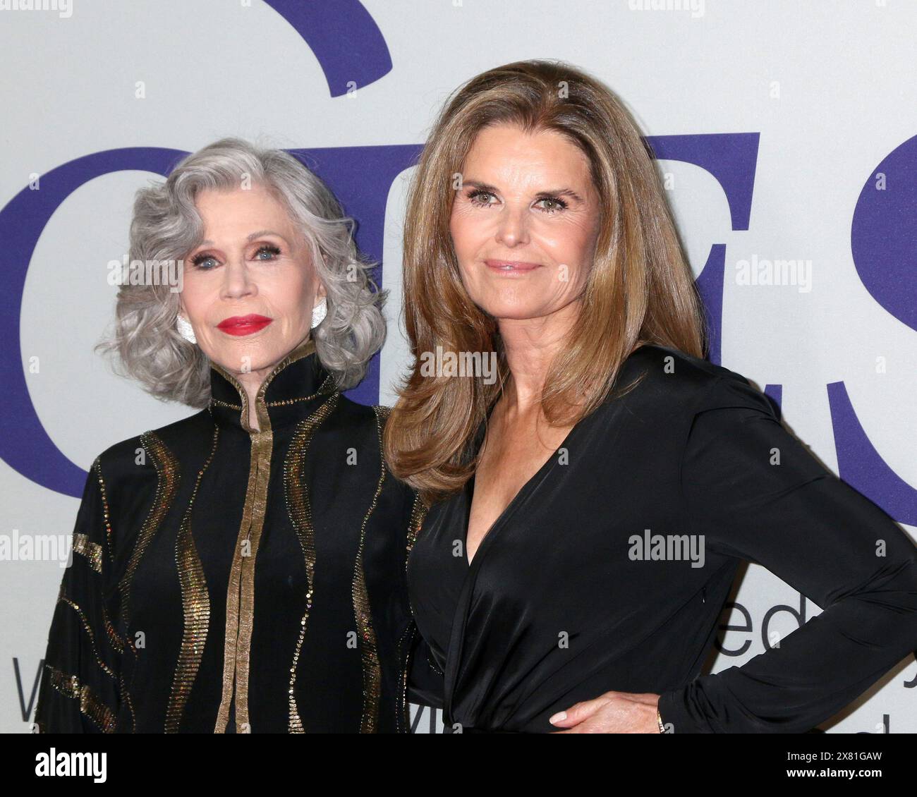 Beverly Hills, États-Unis. 21 mai 2024. LOS ANGELES - 21 MAI : Jane Fonda, Maria Shriver aux Gracie Awards 2024 au Beverly Wilshire Hotel le 21 mai 2024 à Beverly Hills, CA (photo de Katrina Jordan/Sipa USA) crédit : Sipa USA/Alamy Live News Banque D'Images