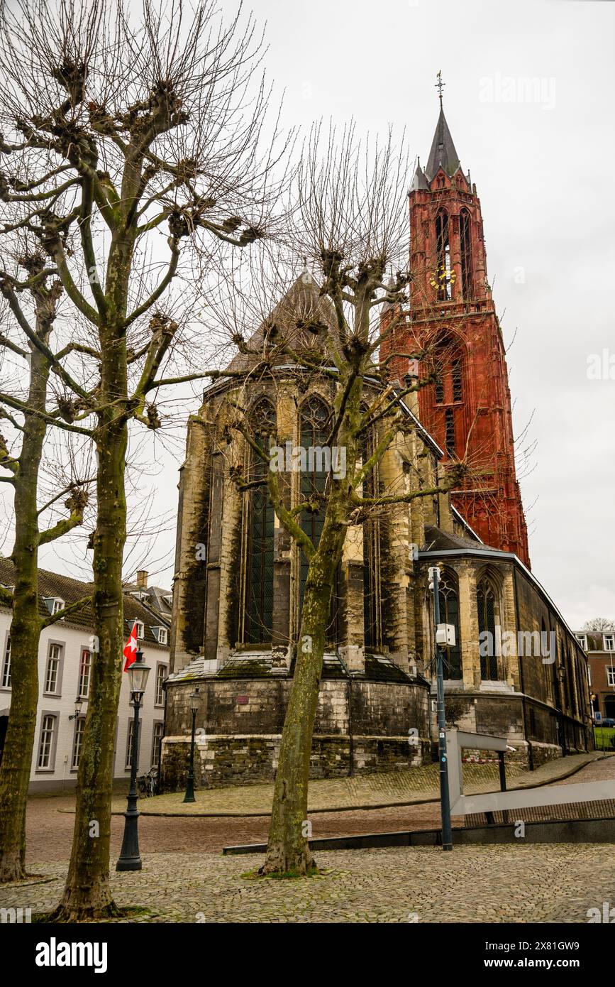 Gothique St Janskerk, église Saint Jean, Maastricht, pays-Bas. Banque D'Images