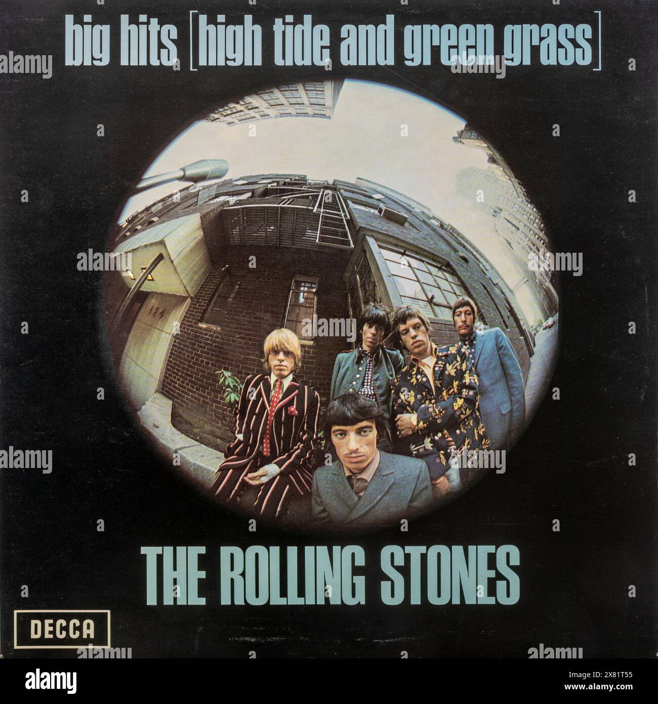 Big Hits (High Tide and Green Grass) album des Rolling Stones, pochette de disque vinyle Banque D'Images