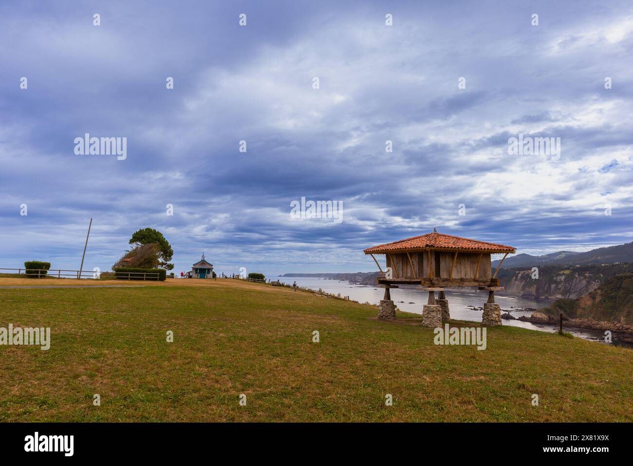 Horreo, Asturies, Espagne Banque D'Images