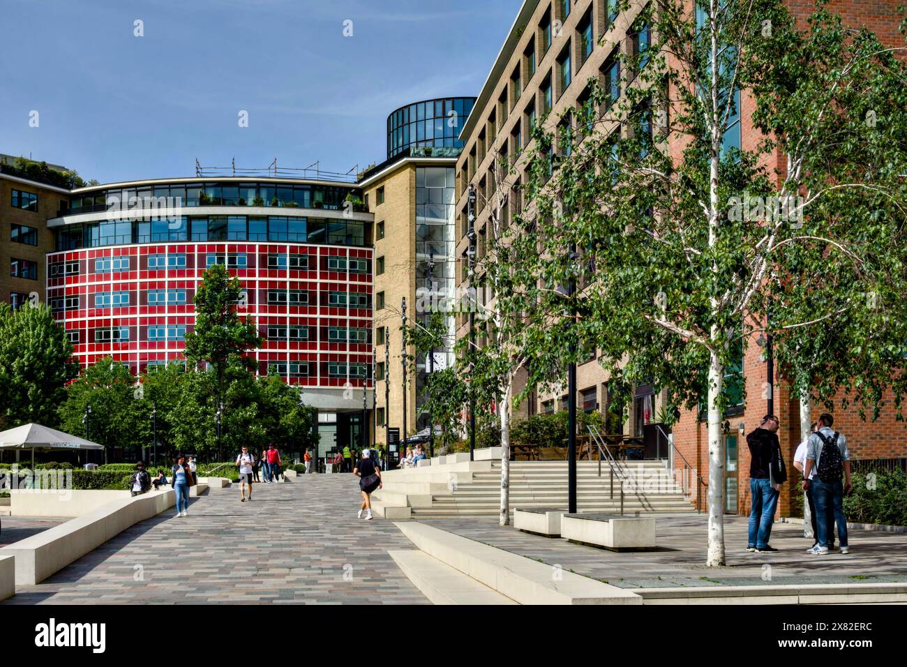 Television Centre White City, ancien siège de la BBC, Wood Lane, Borough of Hammersmith & Fulham, Londres, Angleterre, Royaume-Uni Banque D'Images