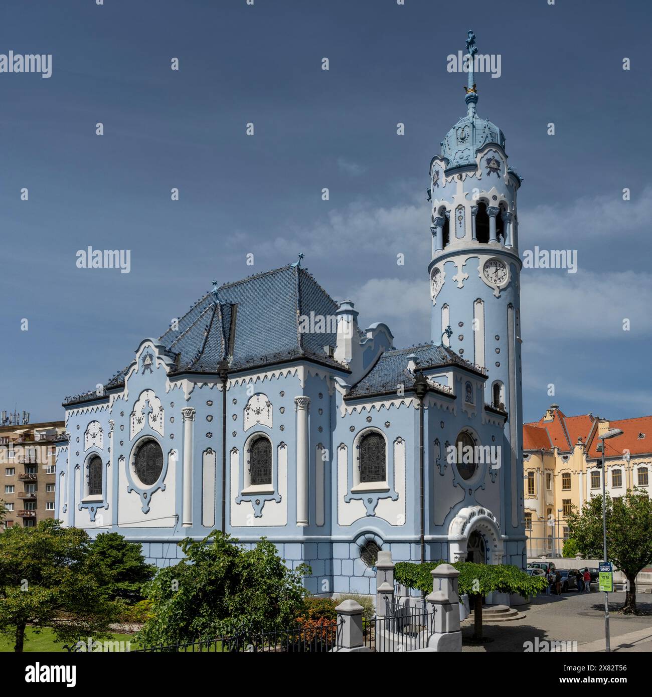 L'église de Élisabeth, Église bleue, Bratislava, Slovaquie Banque D'Images