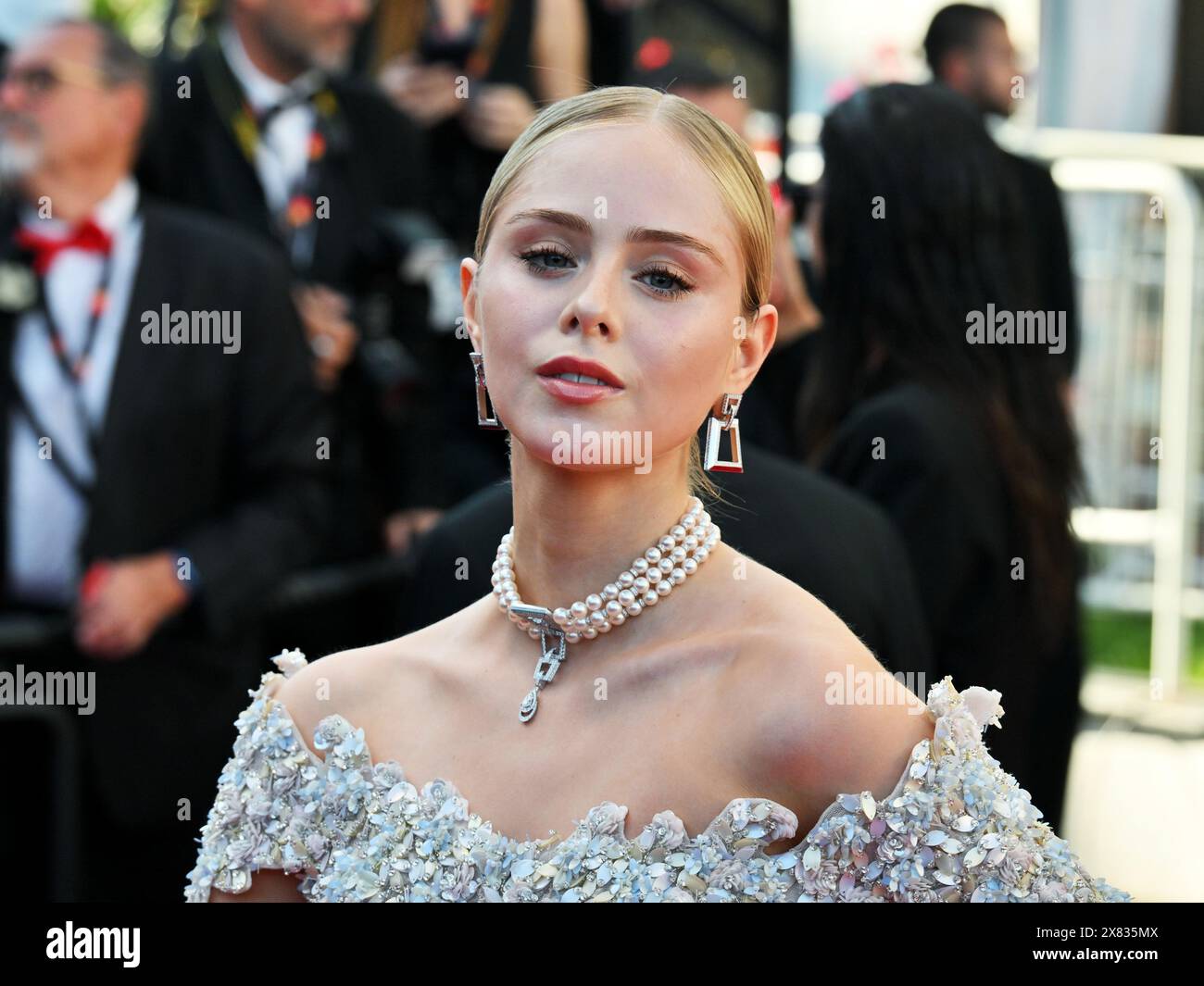 Cannes, France. 22 mai 2024. Cannes, 77ème Festival de Cannes 2024, neuvième nuit. Tapis rouge du film “le Comte de Monte-Cristo” sur la photo : Loreto Peralta crédit : Agence photo indépendante/Alamy Live News Banque D'Images