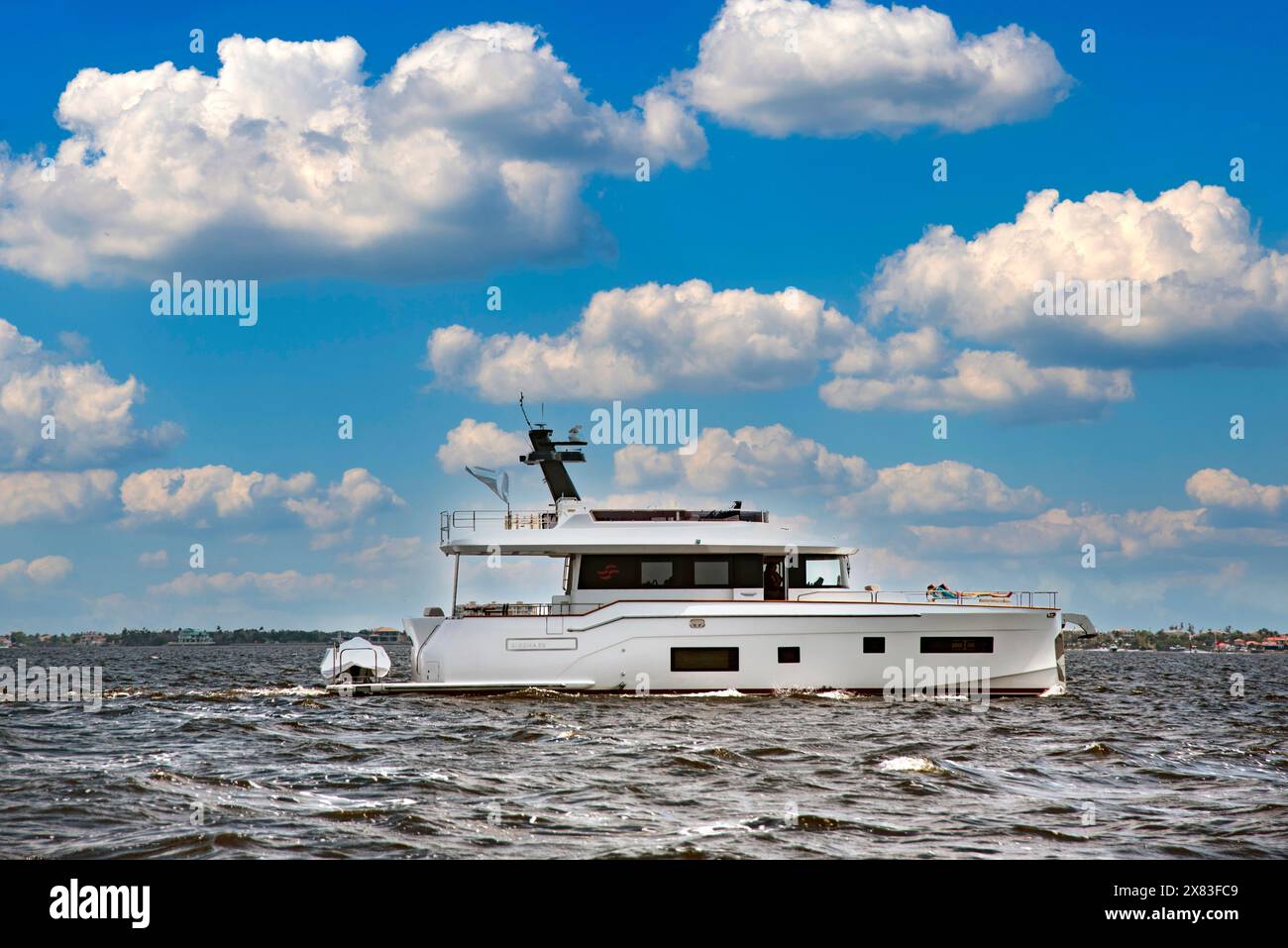 Sirena 58 Yacht, Floride du Sud-Ouest, États-Unis Banque D'Images