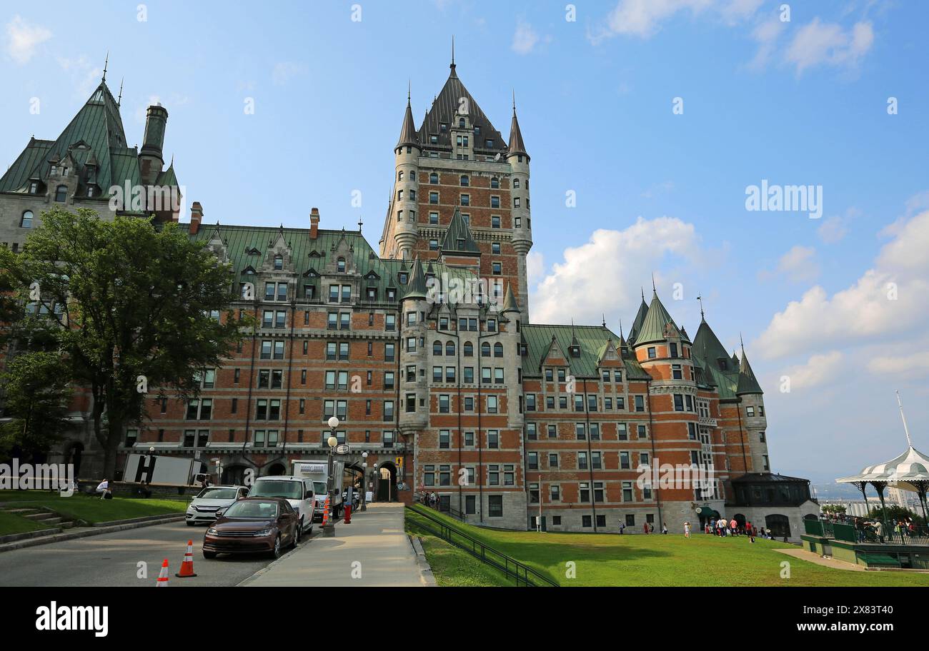 Fairmont le Château Frontenac, Québec, Canada Banque D'Images