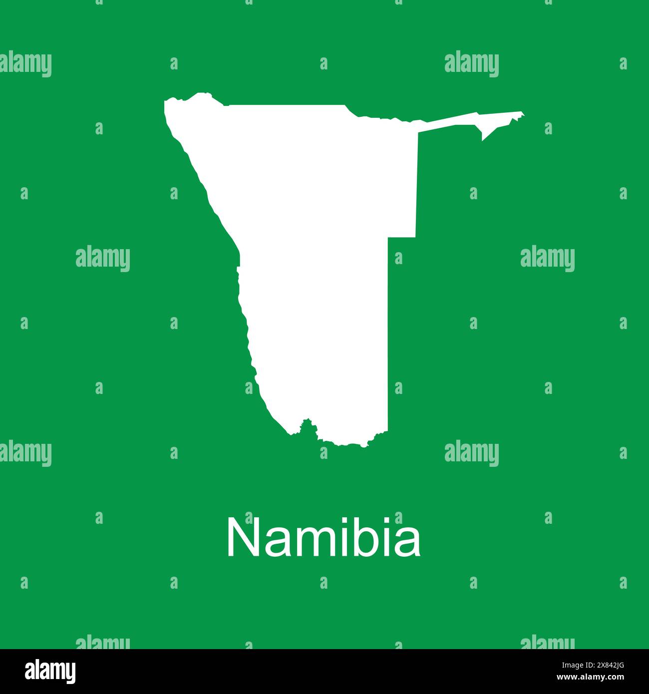 namibie icône de la carte du pays afrique continent illustration design Illustration de Vecteur