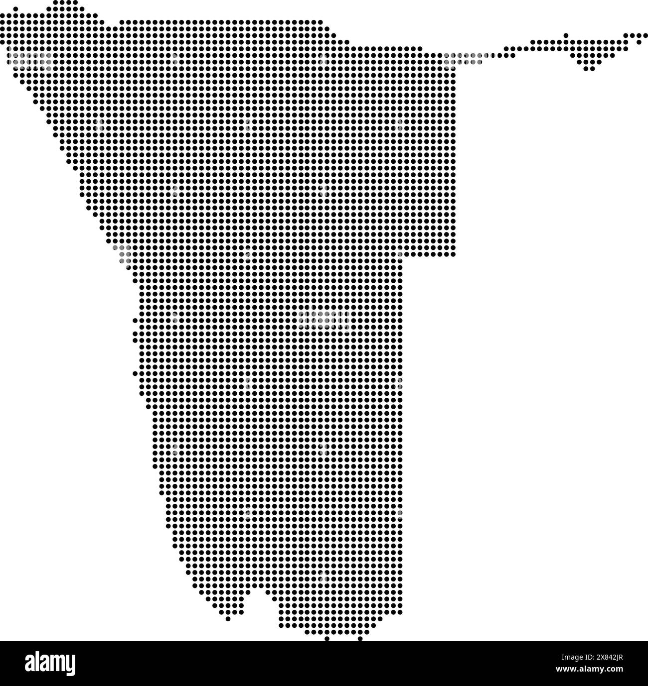 namibie icône de la carte du pays afrique continent illustration design Illustration de Vecteur