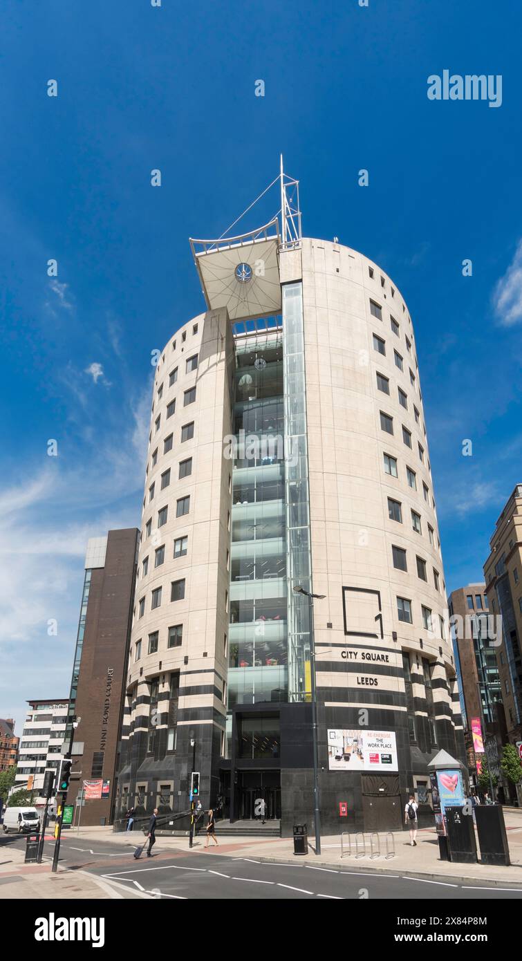 1 City Square Leeds, West Yorkshire, Angleterre, Royaume-Uni Banque D'Images