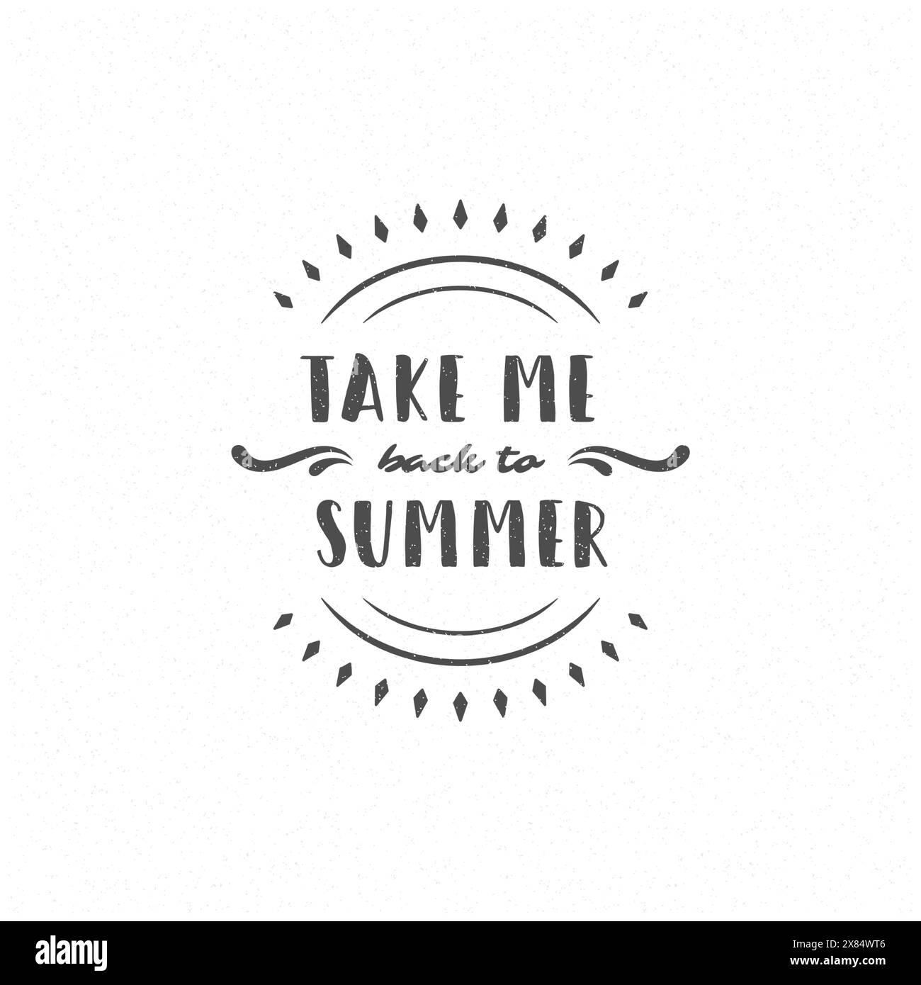 Citation d'été ou dicton peut être utilisé pour t-shirt, tasse, carte de voeux, superpositions de photos, impressions de décor et affiches. Ramène-moi au message de l'été, vecteur i. Illustration de Vecteur