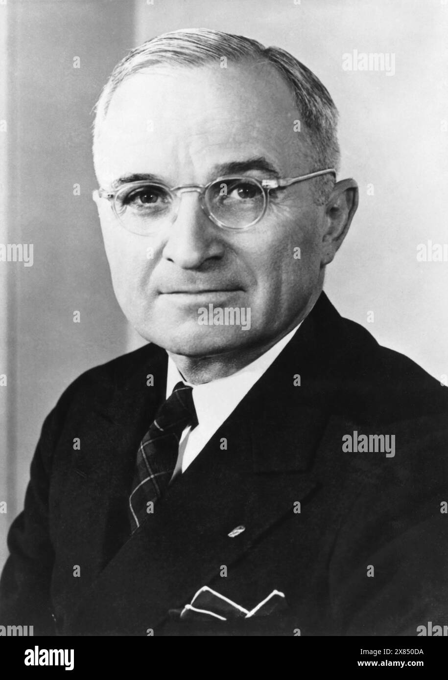Harry S. Truman. Probablement pris dans les années 1940-50 Banque D'Images