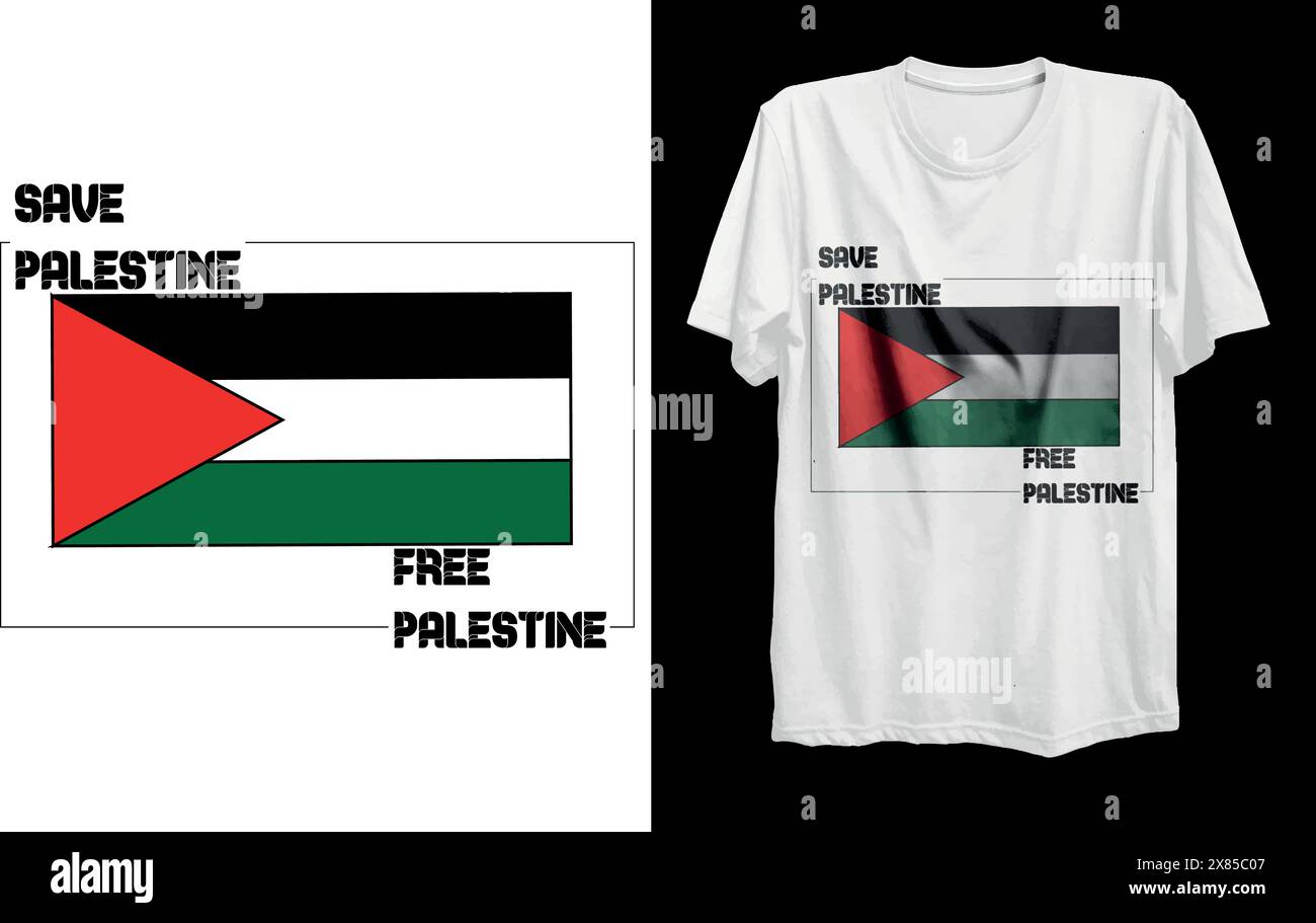 T-shirt Gratuit PALESTINE - Adultes & Enfants - Soutien à Gaza - Tee Solidaire Et Conscient