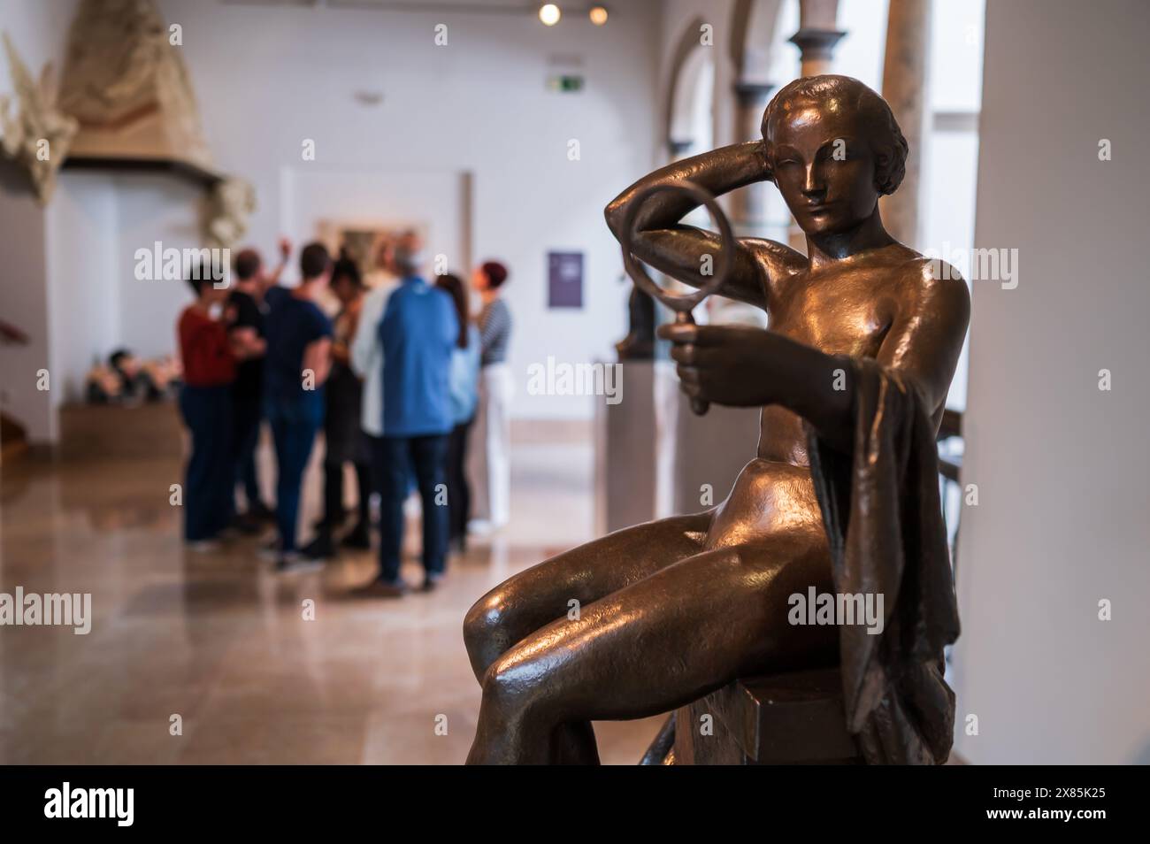 Le Musée Pablo Gargallo ouvre ses portes gratuitement lors de la Journée internationale des musées, Saragosse, Espagne Banque D'Images