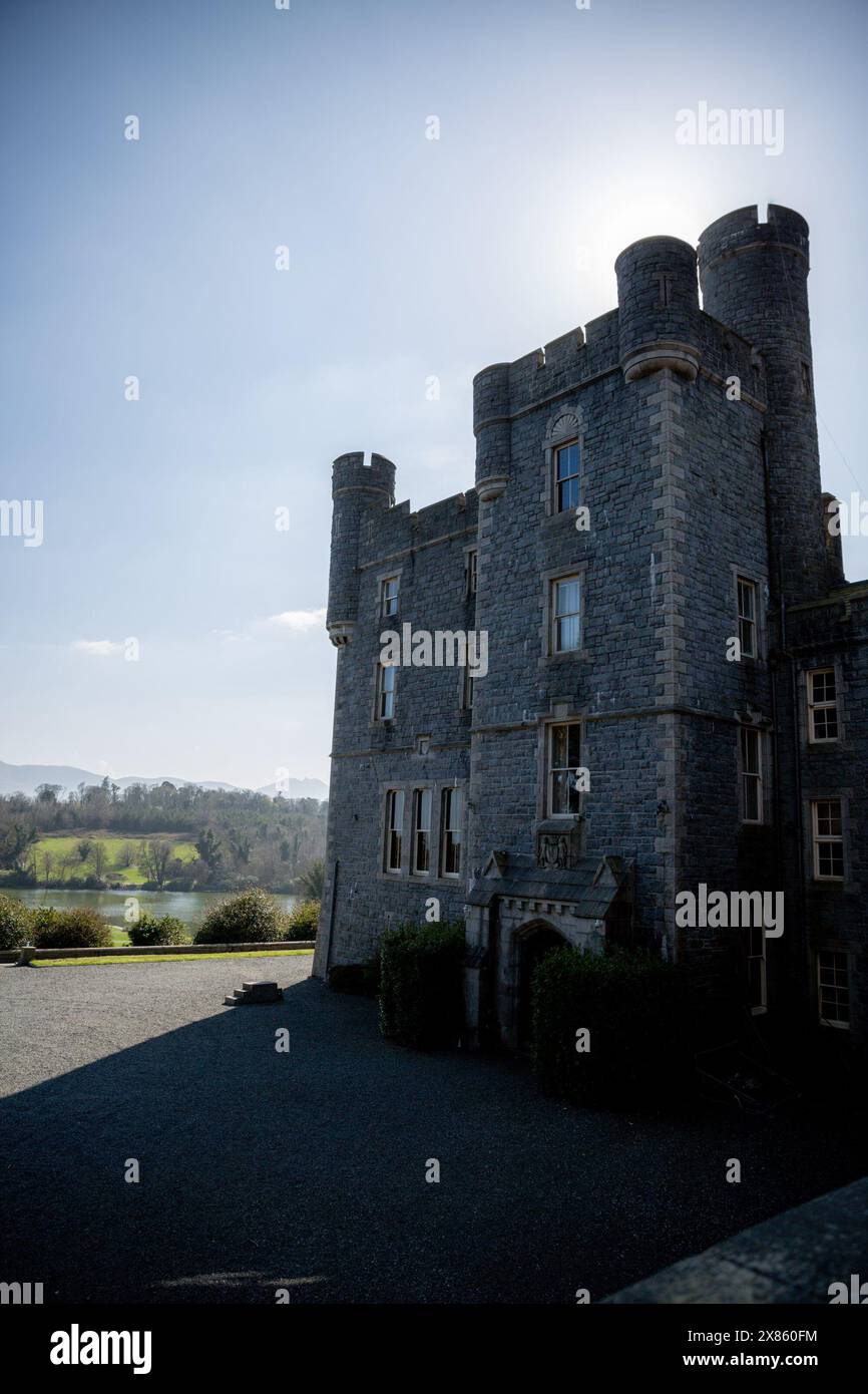 Château de Castlewellan dans Castlewellan Forest Park County Down Banque D'Images